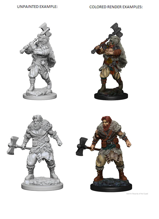 D&D NOLZUR'S MARVELOUS MINIATURES: HUMAN MALE BARBARIAN | Gamers Paradise