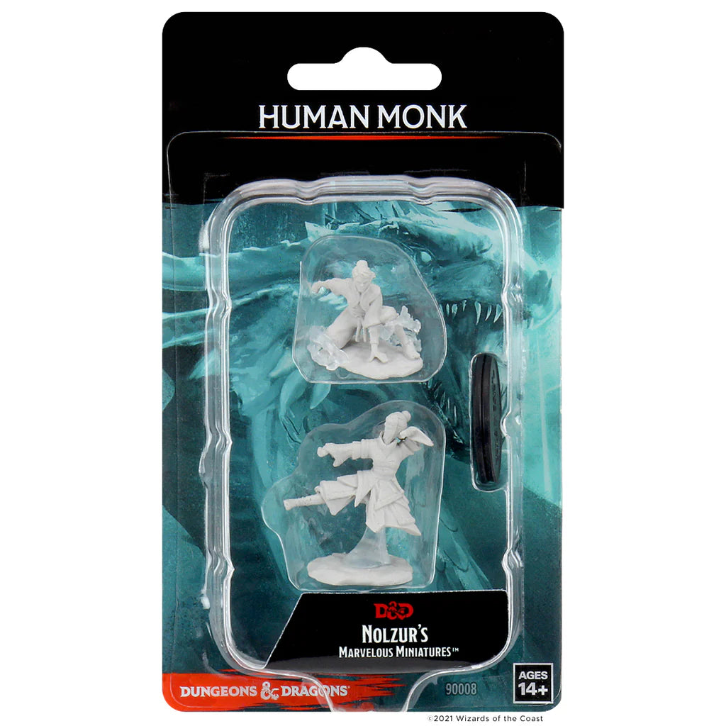 D&D Nolzur's Marvelous Miniatures - Female Human Monk | Gamers Paradise