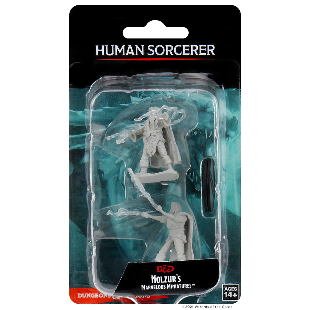 D&D NOLZUR'S MARVELOUS MINIATURES: HUMAN MALE SORCERER | Gamers Paradise