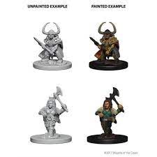 D&D NOLZUR'S MARVELOUS MINIATURES: FEMALE DWARF BARBARIAN | Gamers Paradise