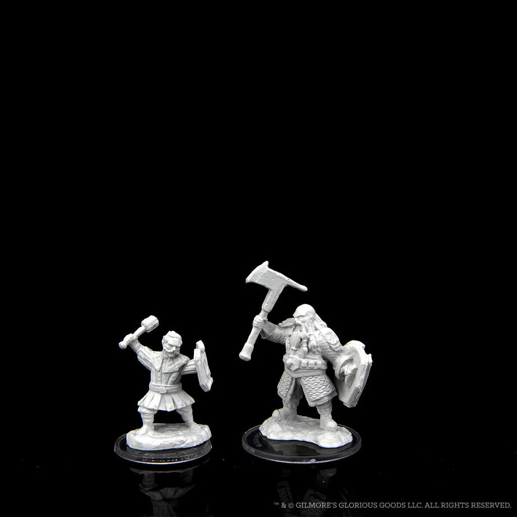 CRITICAL ROLE UNPAINTED MINIATURES: KYMAL MILITIA BRAWLER & JORENN MILITIA HOLY AXEMAN | Gamers Paradise