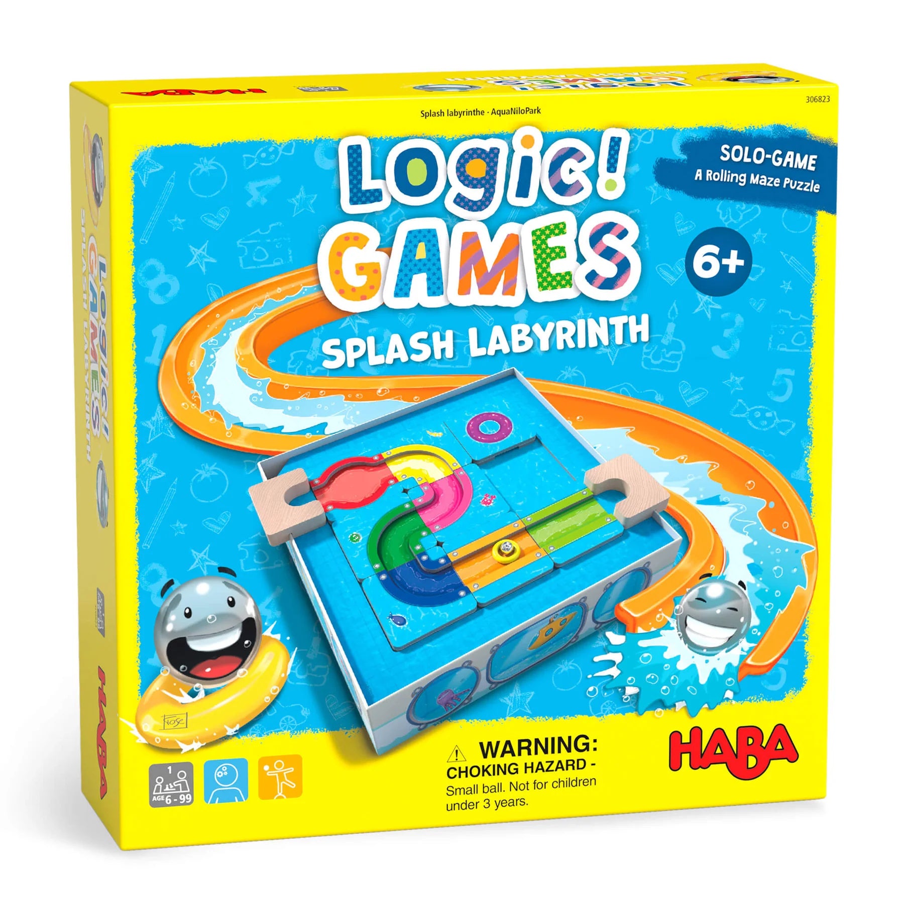 Logic! GAMES: Splash Labyrinth An Independent Rolling Maze Game Puzzle | Gamers Paradise