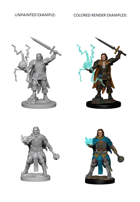 PATHFINDER DEEP CUTS UNPAINTED MINIATURES: HUMAN MALE CLERIC | Gamers Paradise