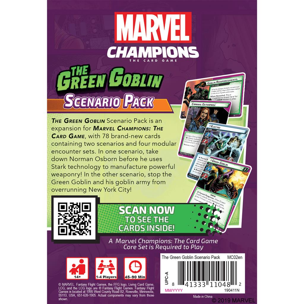 MARVEL CHAMPIONS: THE CARD GAME - THE GREEN GOBLIN | Gamers Paradise