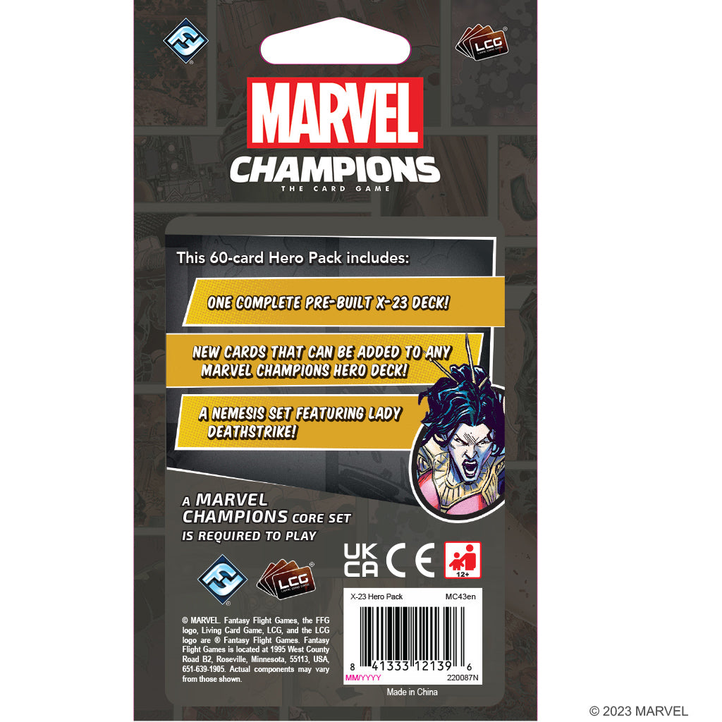 MARVEL CHAMPIONS: THE CARD GAME - X-23 HERO PACK | Gamers Paradise
