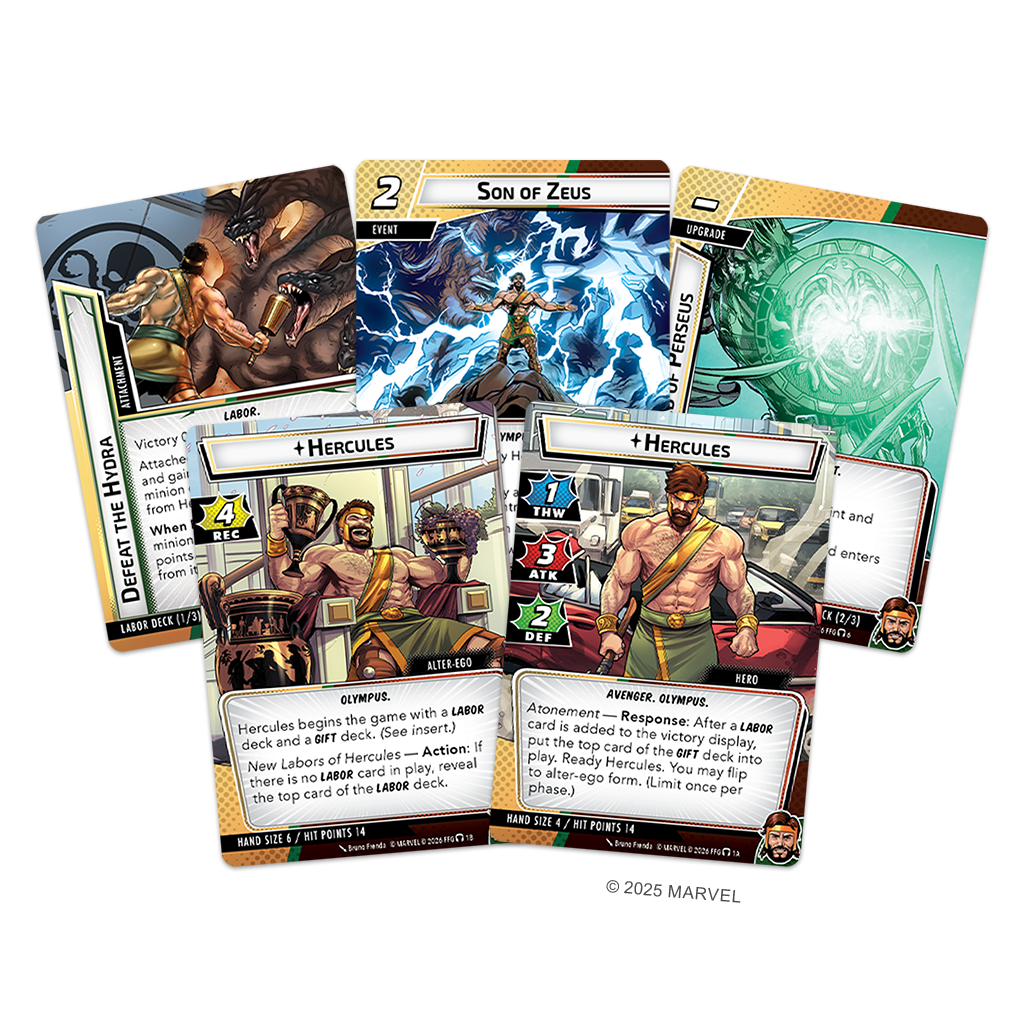 MARVEL CHAMPIONS: THE CARD GAME - Hercules Hero Pack | Gamers Paradise
