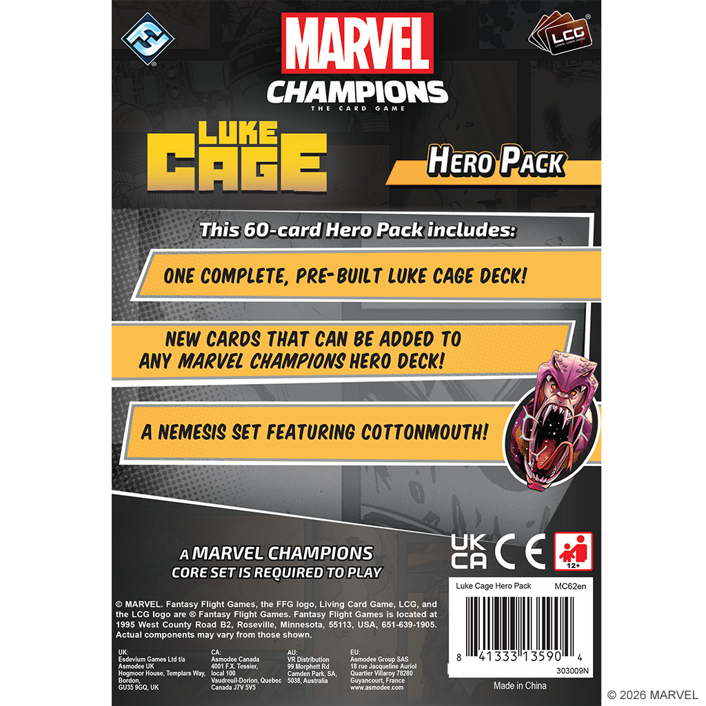 Marvel Champions: The Card Game - Luke Cage Hero Pack | Gamers Paradise
