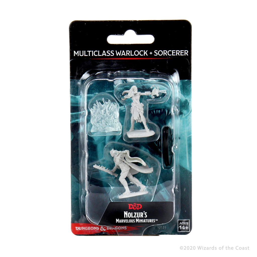 D&D NOLZUR'S MARVELOUS MINIATURES: MULTICLASS WARLOCK + SORCERER FEMALE | Gamers Paradise