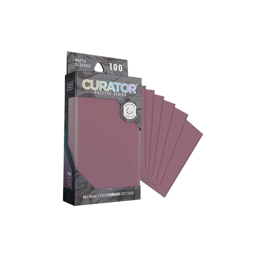 ORANGE NEBULA: CURATOR: PALETTE SLEEVES: TYRIAN (PURPLE) (100CT) | Gamers Paradise