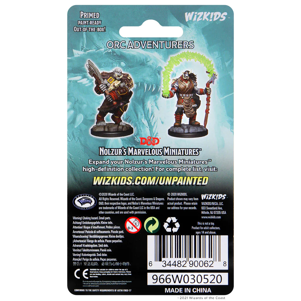 D&D NOLZUR'S MARVELOUS MINIATURES: ORC ADVENTURERS | Gamers Paradise