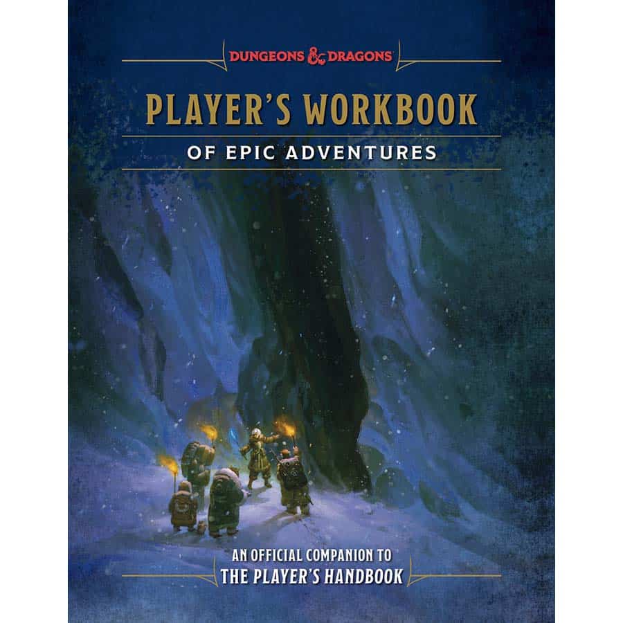 DUNGEONS AND DRAGONS: PLAYER'S WORKBOOK OF EPIC ADVENTURES | Gamers Paradise