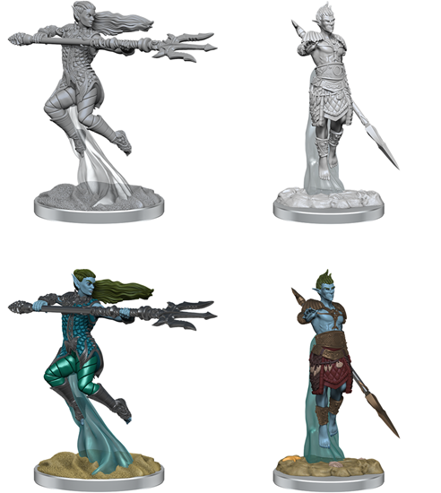 D&D NOLZUR'S MARVELOUS MINIATURES: SEA ELF FIGHTERS | Gamers Paradise