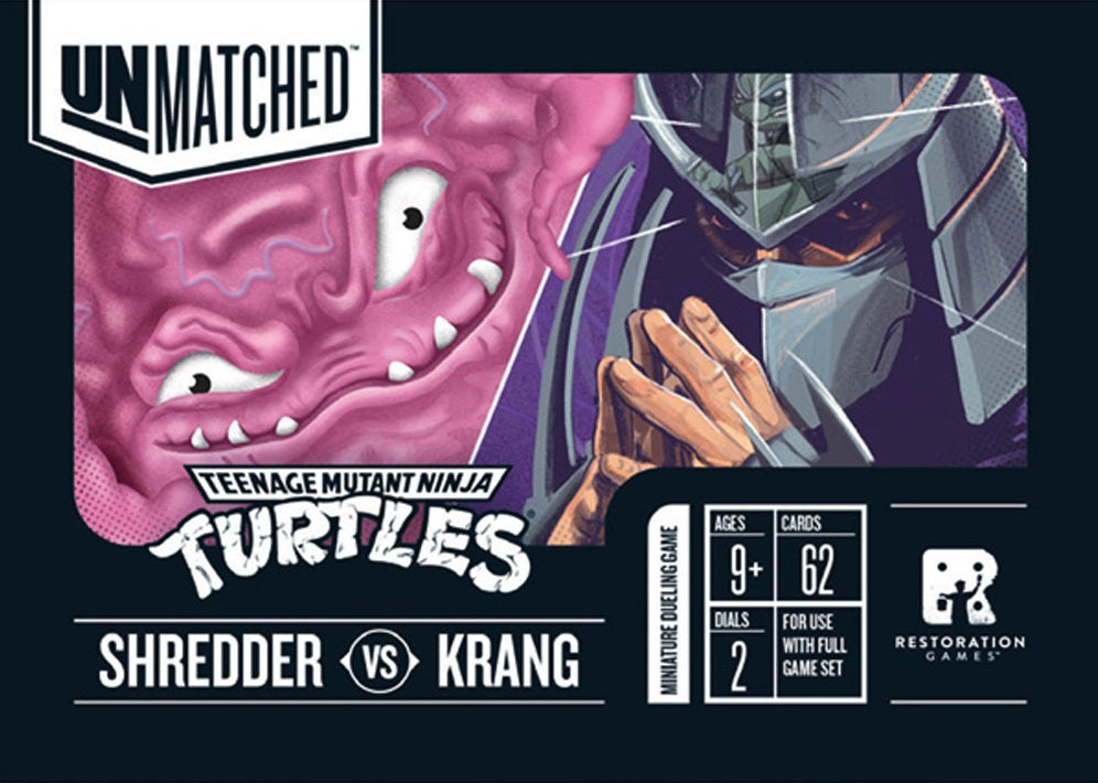 UNMATCHED ADVENTURES TNMT SHREDDER KRANG HERO DECK | Gamers Paradise