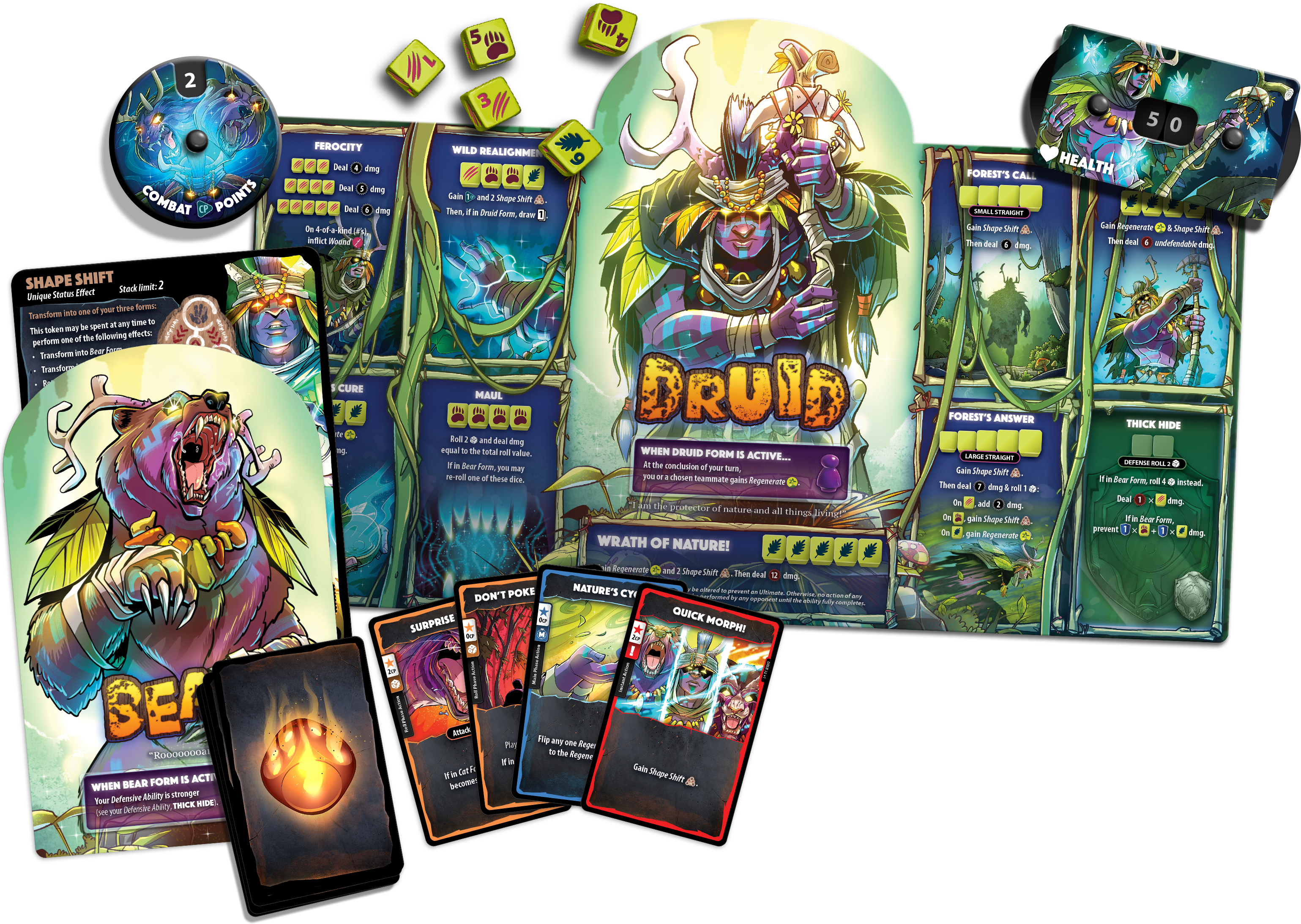 DICE THRONE HERO PACK - Druid | Gamers Paradise