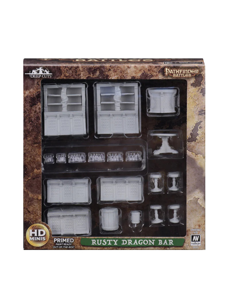 PATHFINDER BATTLES DEEP CUTS UNPAINTED MINIATURES: RUSTY DRAGON BAR | Gamers Paradise