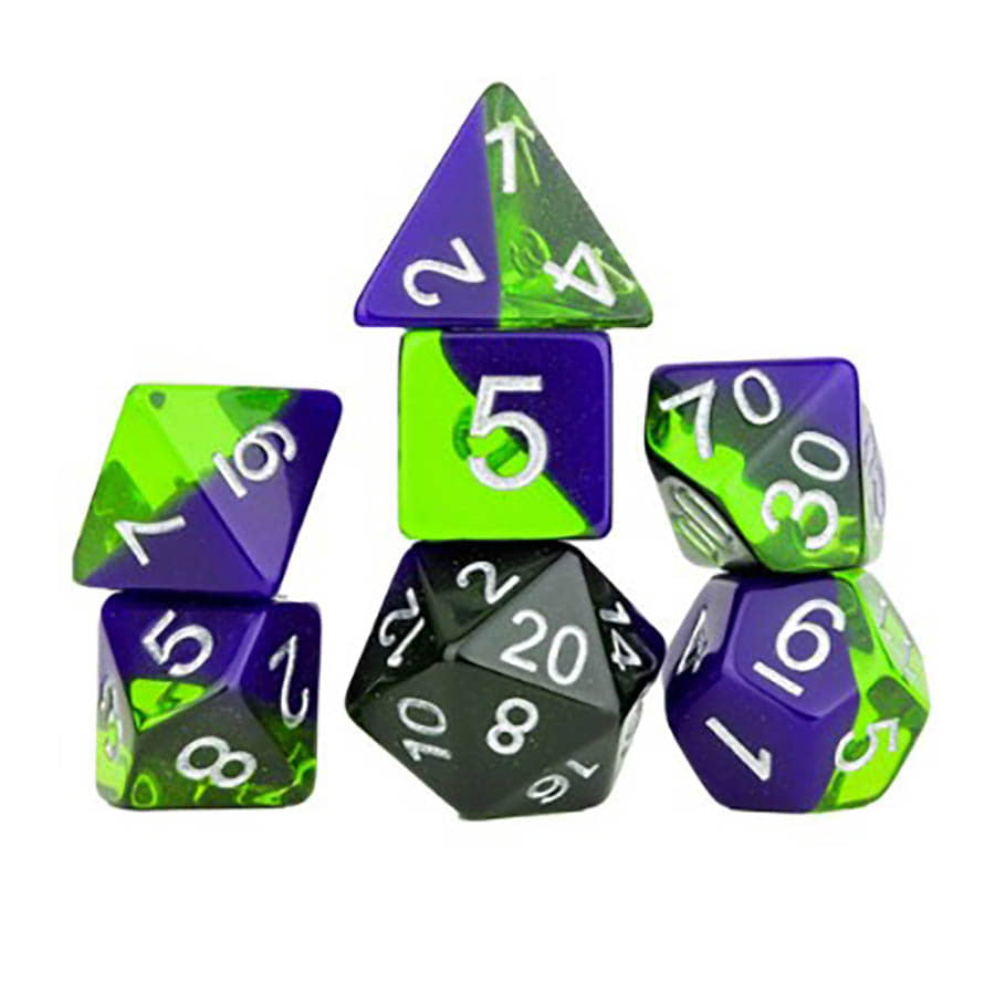 SIRIUS DICE: 7CT POLY DICE SET: SEA GLASS | Gamers Paradise