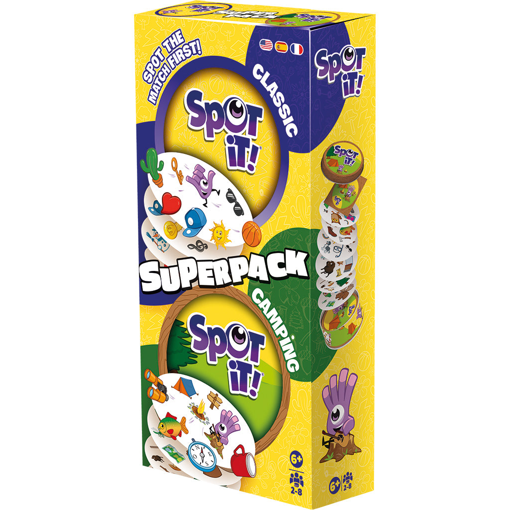 Spot It! Super Pack (Eco Bigbox) Classic + Camping ML | Gamers Paradise