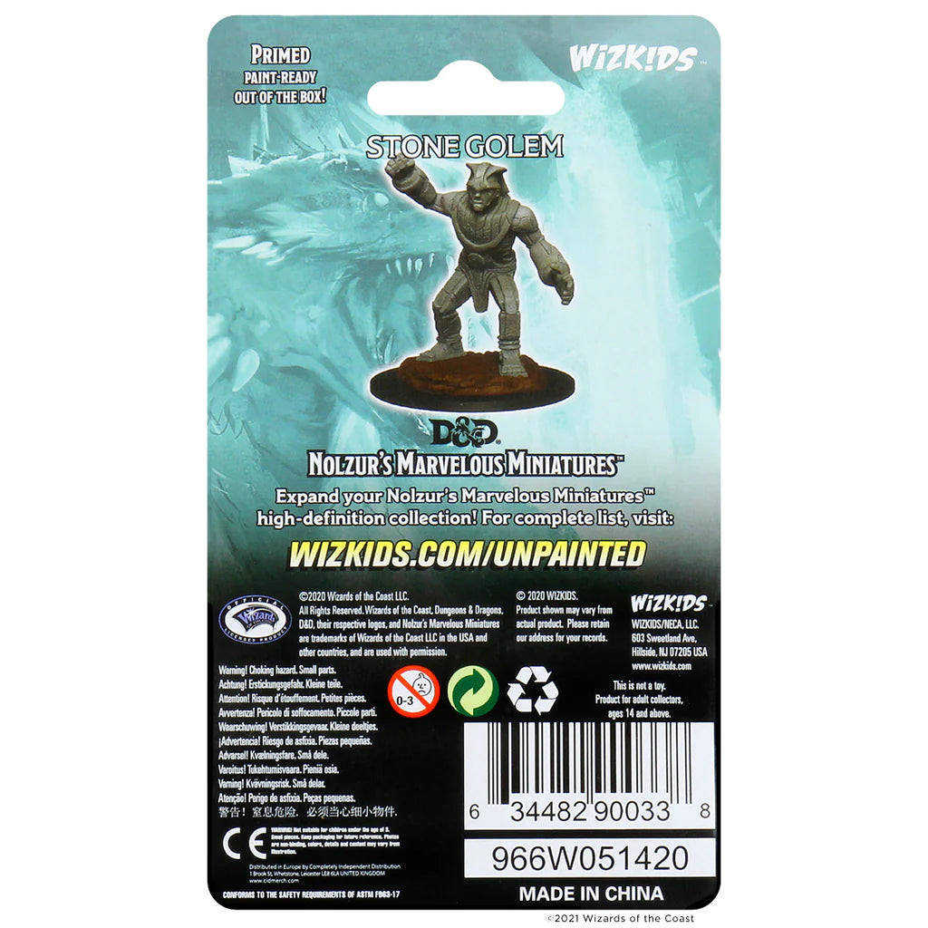 D&D NOLZUR'S MARVELOUS MINIATURES - STONE GOLEM | Gamers Paradise