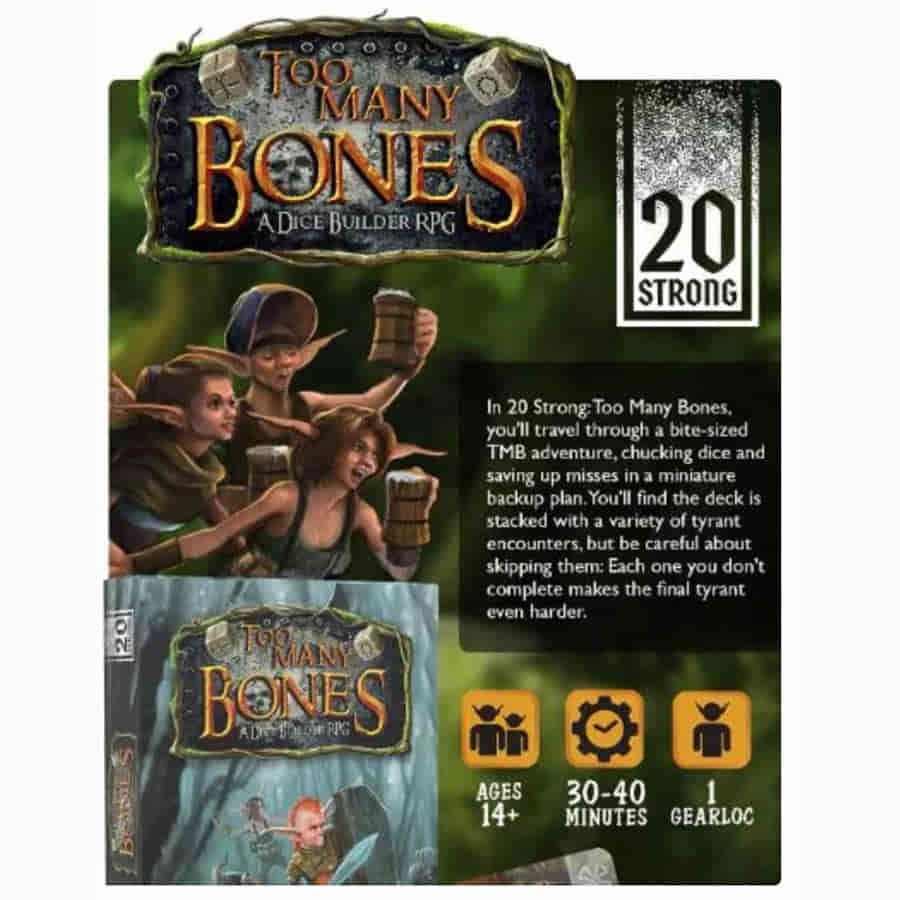 20 STRONG: TOO MANY BONES EXPANSION | Gamers Paradise