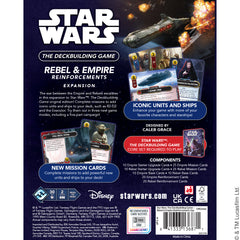 Hover to zoom | Click to enlarge Star Wars: The Deckbuilding Game – Rebel & Empire Reinforcements Expansion (PREORDER) | Gamers Paradise