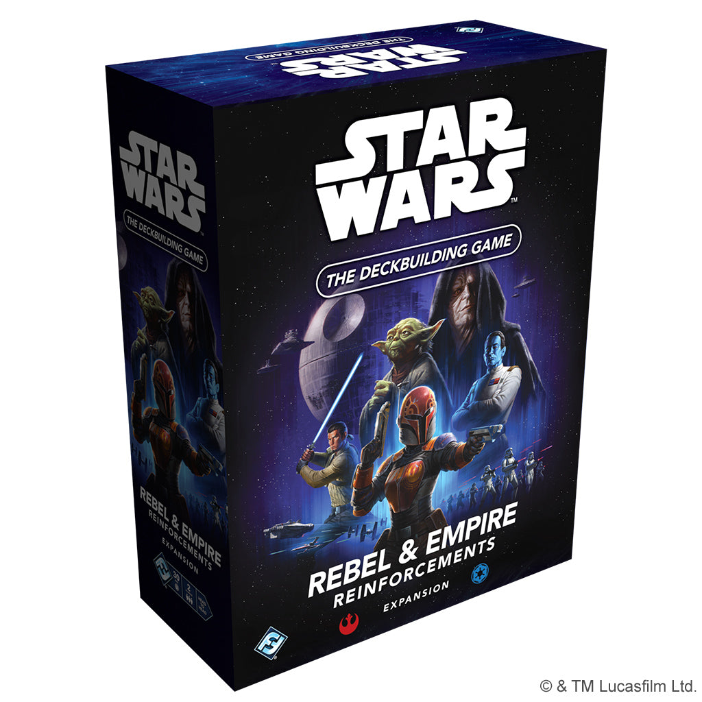 Hover to zoom | Click to enlarge Star Wars: The Deckbuilding Game – Rebel & Empire Reinforcements Expansion (PREORDER) | Gamers Paradise