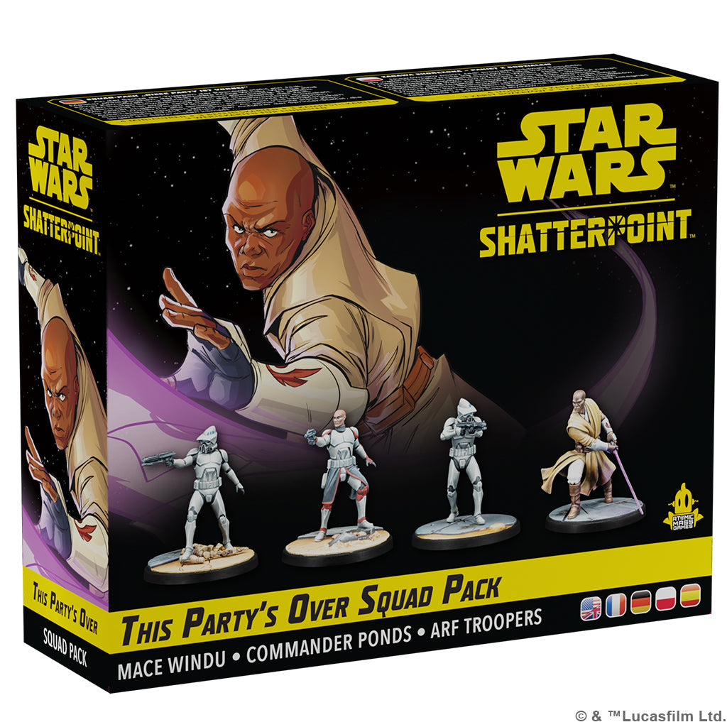 STAR WARS: SHATTERPOINT - THIS PARTY'S OVER: MACE WINDU SQUAD PACK | Gamers Paradise