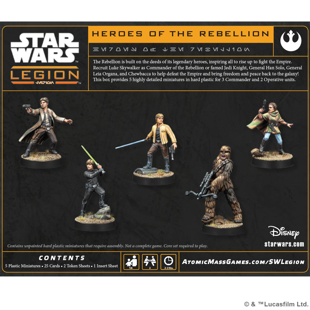 Star Wars: Legion - Heroes of the Rebellion Character Pack | Gamers Paradise