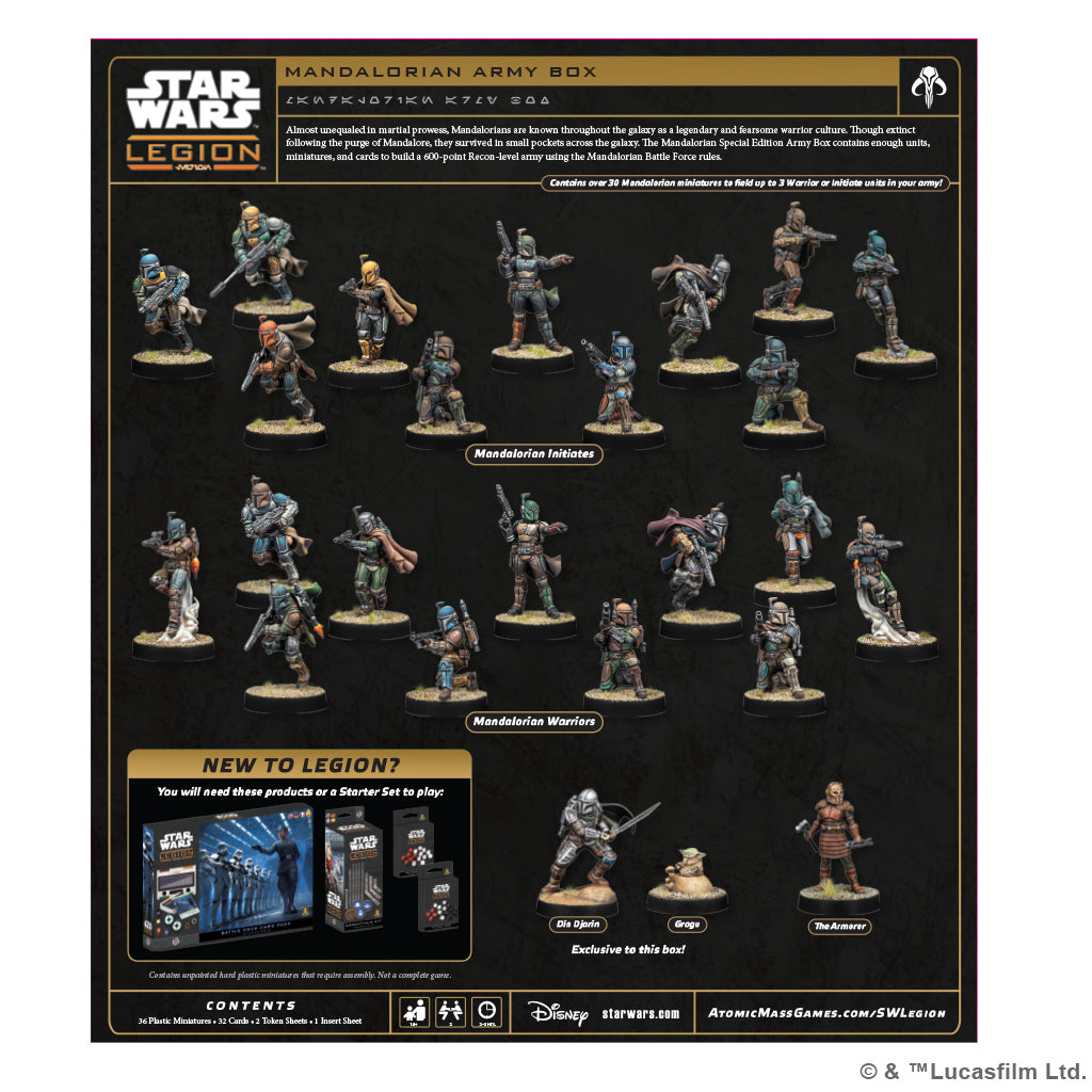 Star Wars: Legion - Mandalorian Special Edition Army Box (PREORER) | Gamers Paradise