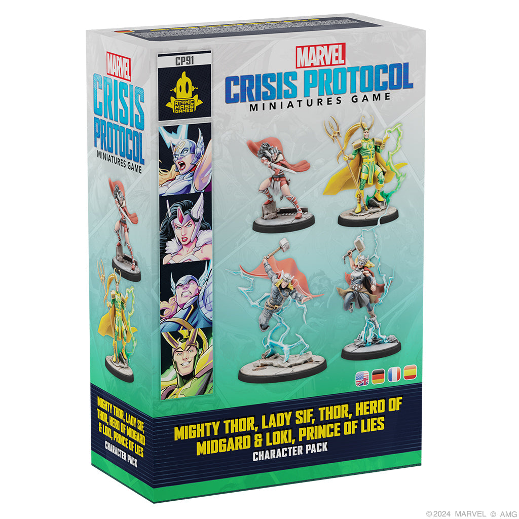 MARVEL: CRISIS PROTOCOL – MIGHTY THOR, LADY SIF, THOR, HERO OF MIDGARD & LOKI, PRINCE OF LIES | Gamers Paradise