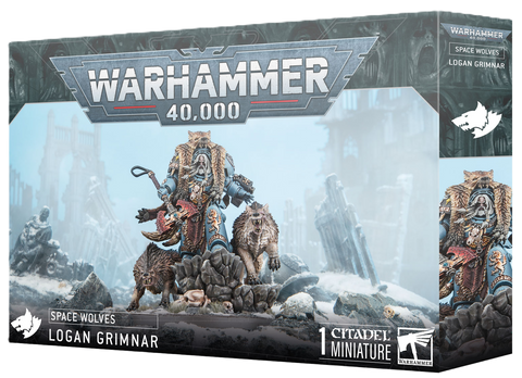 AE18) LOGAN GRIMNAR On Stormrider Space Wolves Adeptus Astartes 40k AE18) LOGAN GRIMNAR On Stormrider Space Wolves Adeptus Astartes 40k