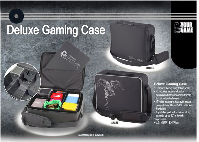 ULTRA PRO: GAMING CASE - DELUXE WITH BLACK TRIM | Gamers Paradise