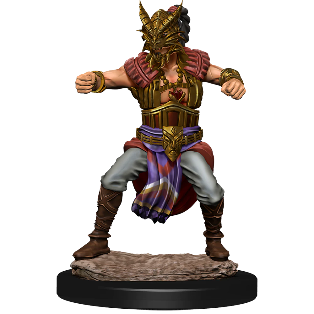 D&D NOLZUR'S MARVELOUS MINIATURES: MALE HUMAN MONK | Gamers Paradise