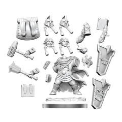 D&D FRAMEWORKS: DWARF CLERIC FEMALE - UNPAINTED AND UNASSEMBLED | Gamers Paradise