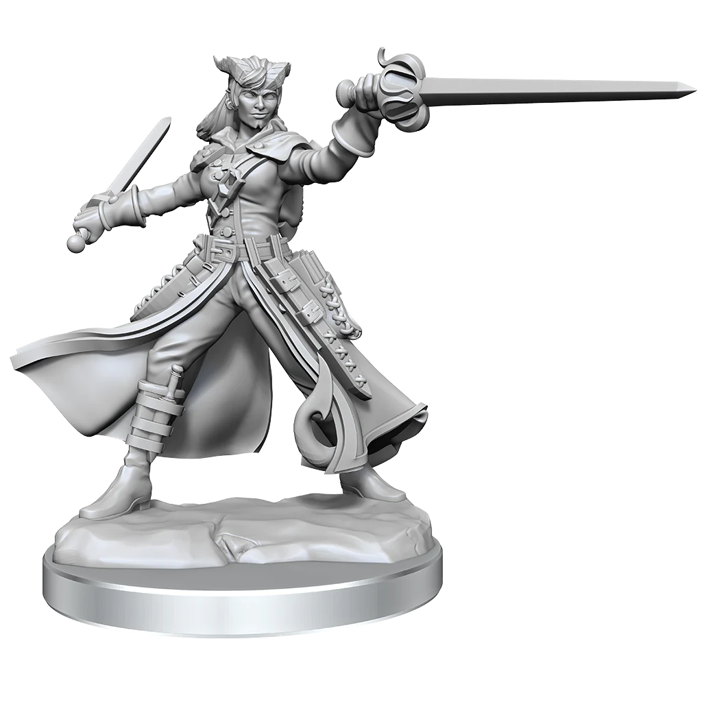 D&D FRAMEWORKS: TIEFLING ROGUE FEMALE - UNPAINTED AND UNASSEMBLED | Gamers Paradise