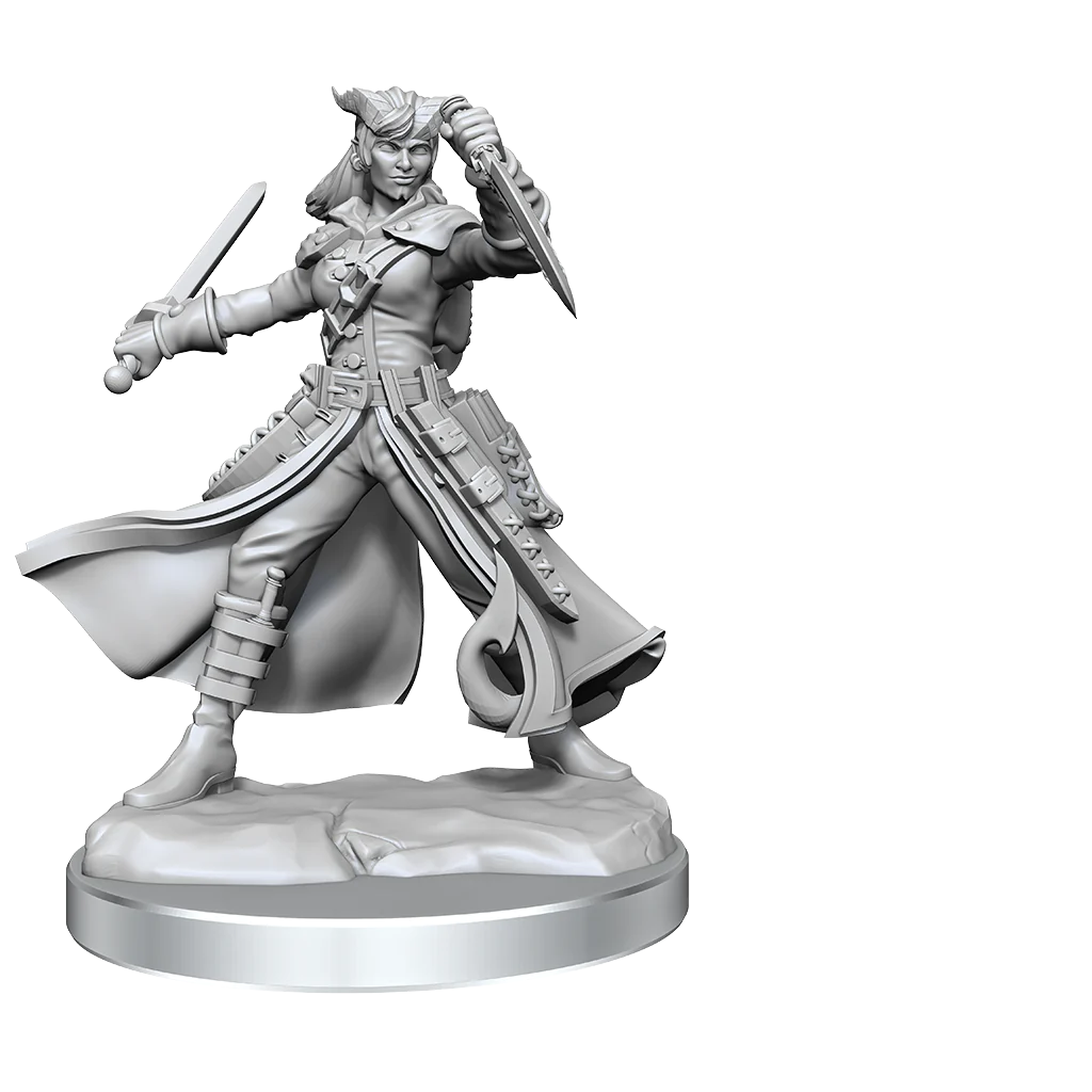 D&D FRAMEWORKS: TIEFLING ROGUE FEMALE - UNPAINTED AND UNASSEMBLED | Gamers Paradise