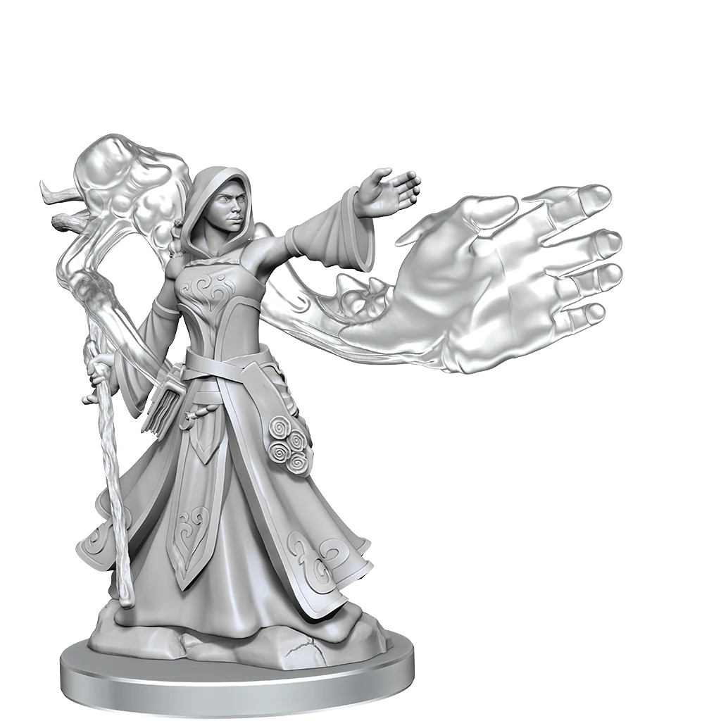 D&D FRAMEWORKS: ELF WIZARD FEMALE - UNPAINTED AND UNASSEMBLED | Gamers Paradise