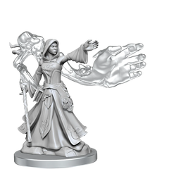 D&D FRAMEWORKS: ELF WIZARD FEMALE - UNPAINTED AND UNASSEMBLED | Gamers Paradise