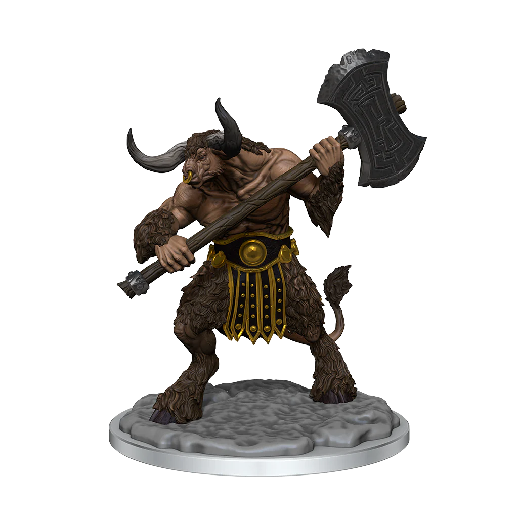 D&D FRAMEWORKS: MINOTAUR - UNPAINTED AND UNASSEMBLED | Gamers Paradise