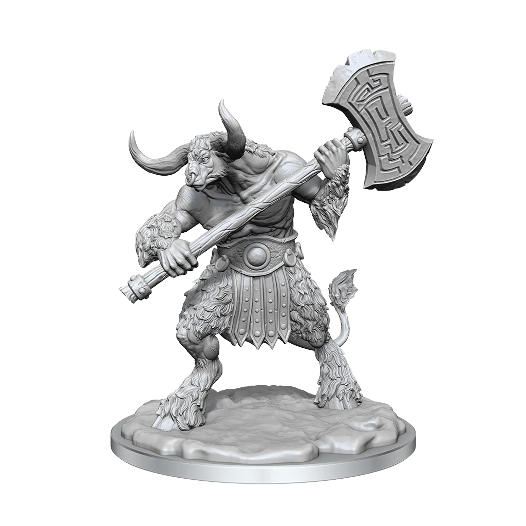 D&D FRAMEWORKS: MINOTAUR - UNPAINTED AND UNASSEMBLED | Gamers Paradise