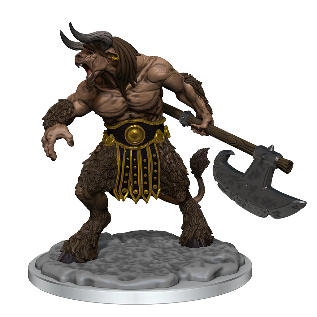 D&D FRAMEWORKS: MINOTAUR - UNPAINTED AND UNASSEMBLED | Gamers Paradise