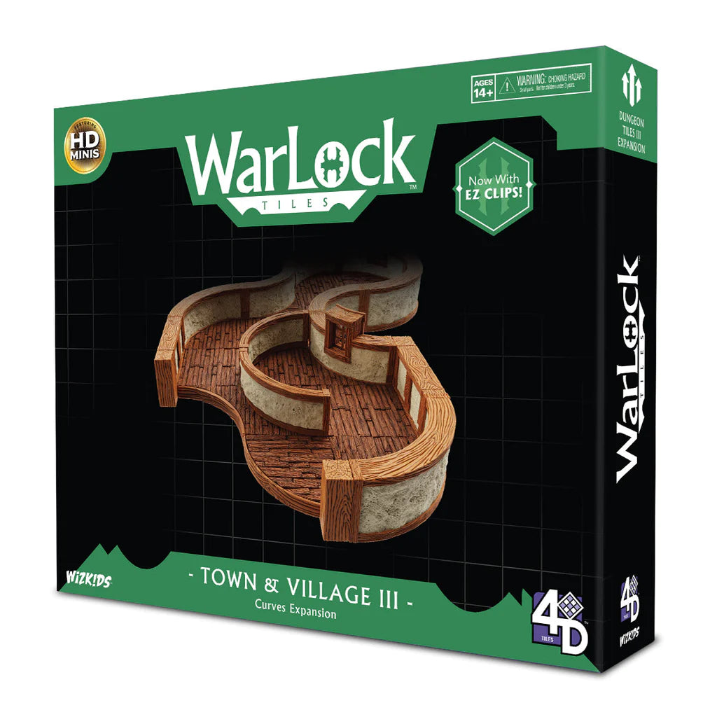 WARLOCK TILES: EXPANSION - TOWN & VILLAGE III - CURVES | Gamers Paradise