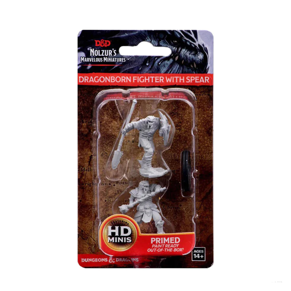 D&D NOLZUR'S MARVELOUS MINIATURES: DRAGONBORN FIGHTER WITH SPEAR | Gamers Paradise