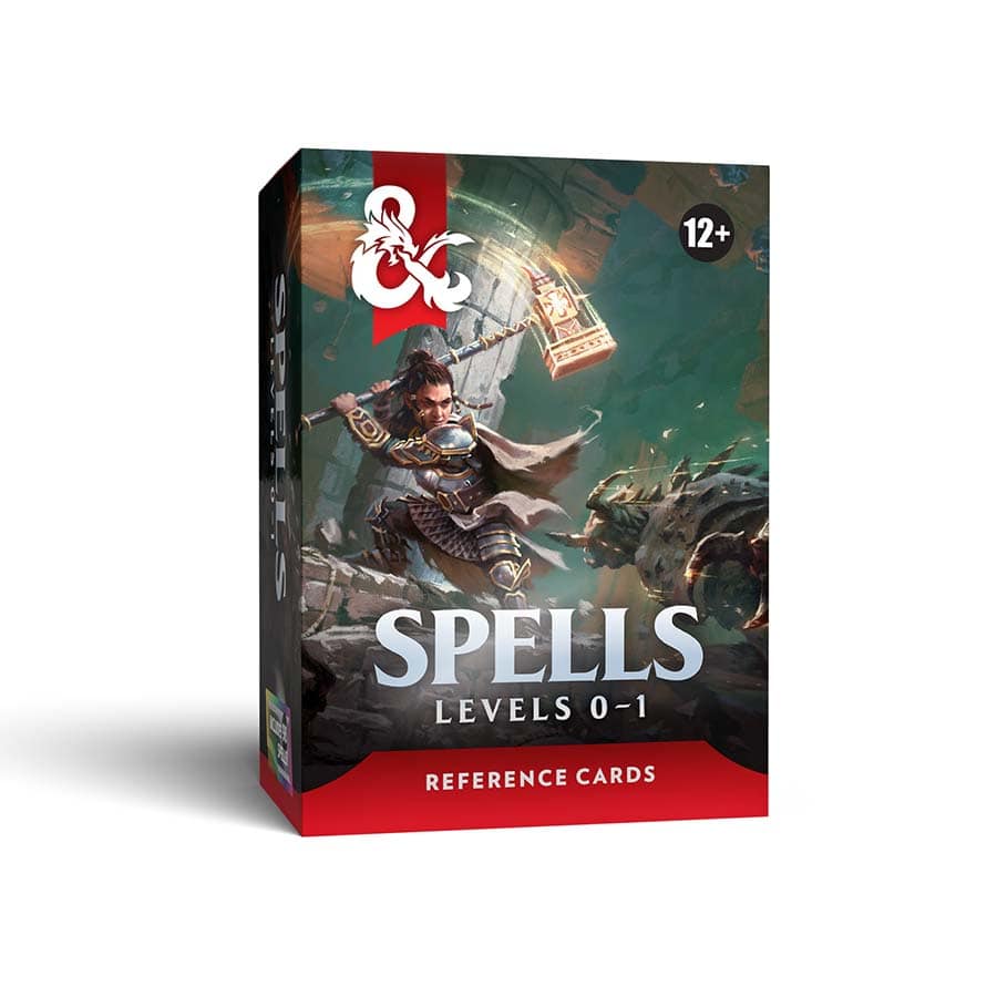 DUNGEONS AND DRAGONS REFERENCE CARDS: SPELLS | Gamers Paradise