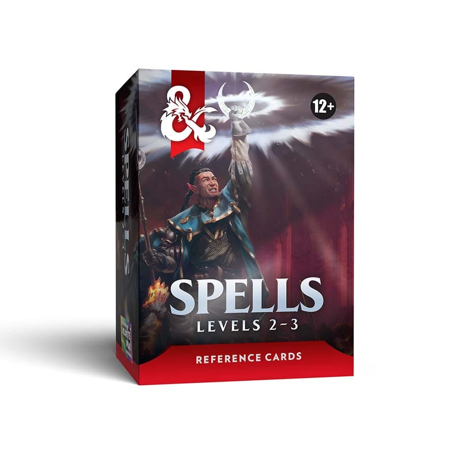 DUNGEONS AND DRAGONS REFERENCE CARDS: SPELLS | Gamers Paradise