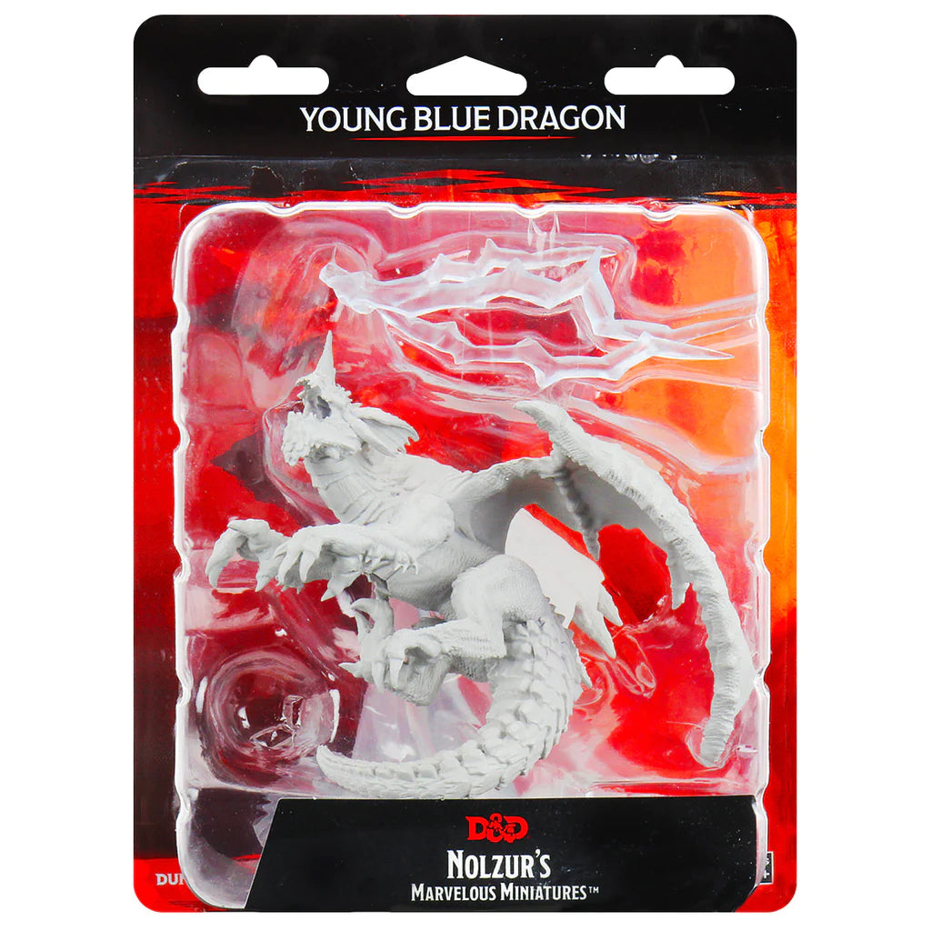 D&D NOLZUR'S MARVELOUS MINIATURES: YOUNG BLUE DRAGON | Gamers Paradise