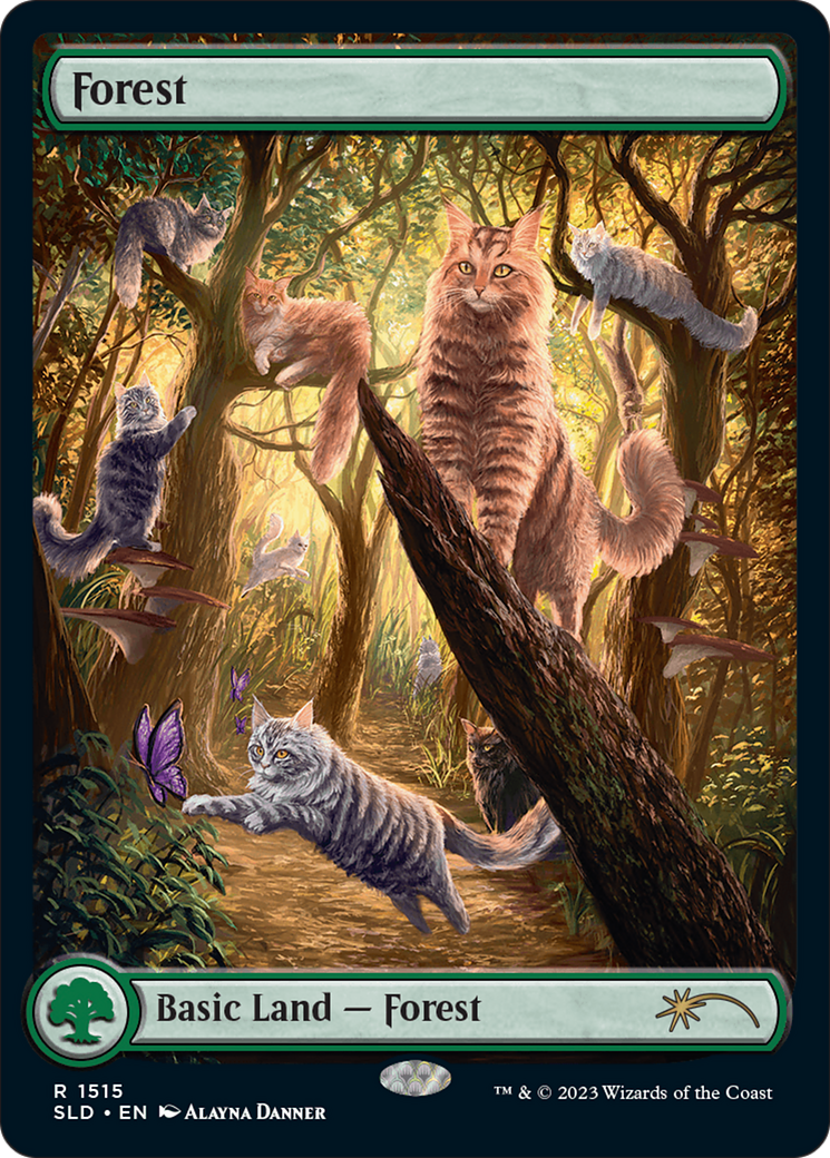 Forest (1515) [Secret Lair Commander Deck: Raining Cats and Dogs] | Gamers Paradise