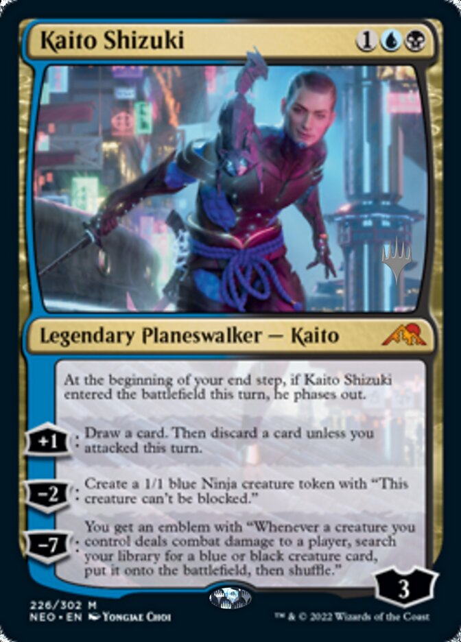 Kaito Shizuki (Promo Pack) [Kamigawa: Neon Dynasty Promos] | Gamers Paradise