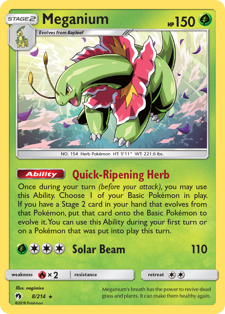 Meganium (8/214) [Sun & Moon: Lost Thunder] | Gamers Paradise