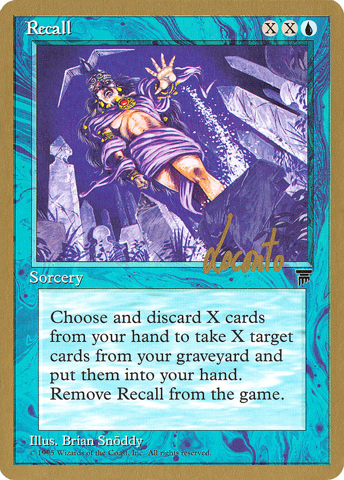 Recall (Michael Loconto) [Pro Tour Collector Set] | Gamers Paradise