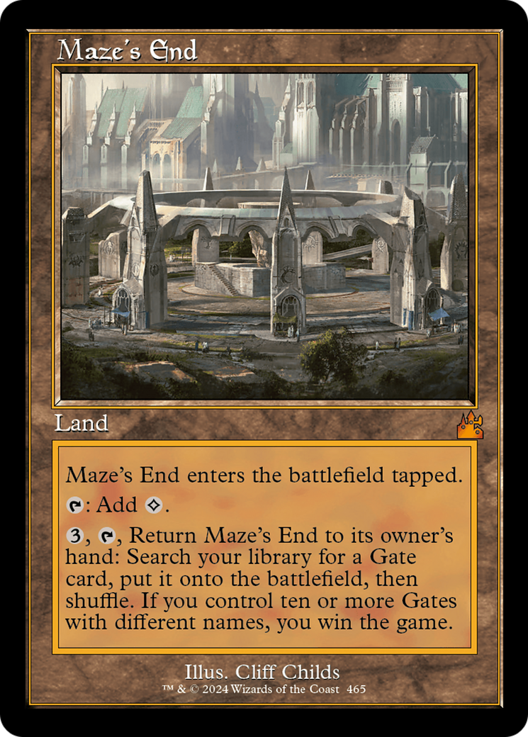 Maze's End (Retro Frame) [Ravnica Remastered] | Gamers Paradise